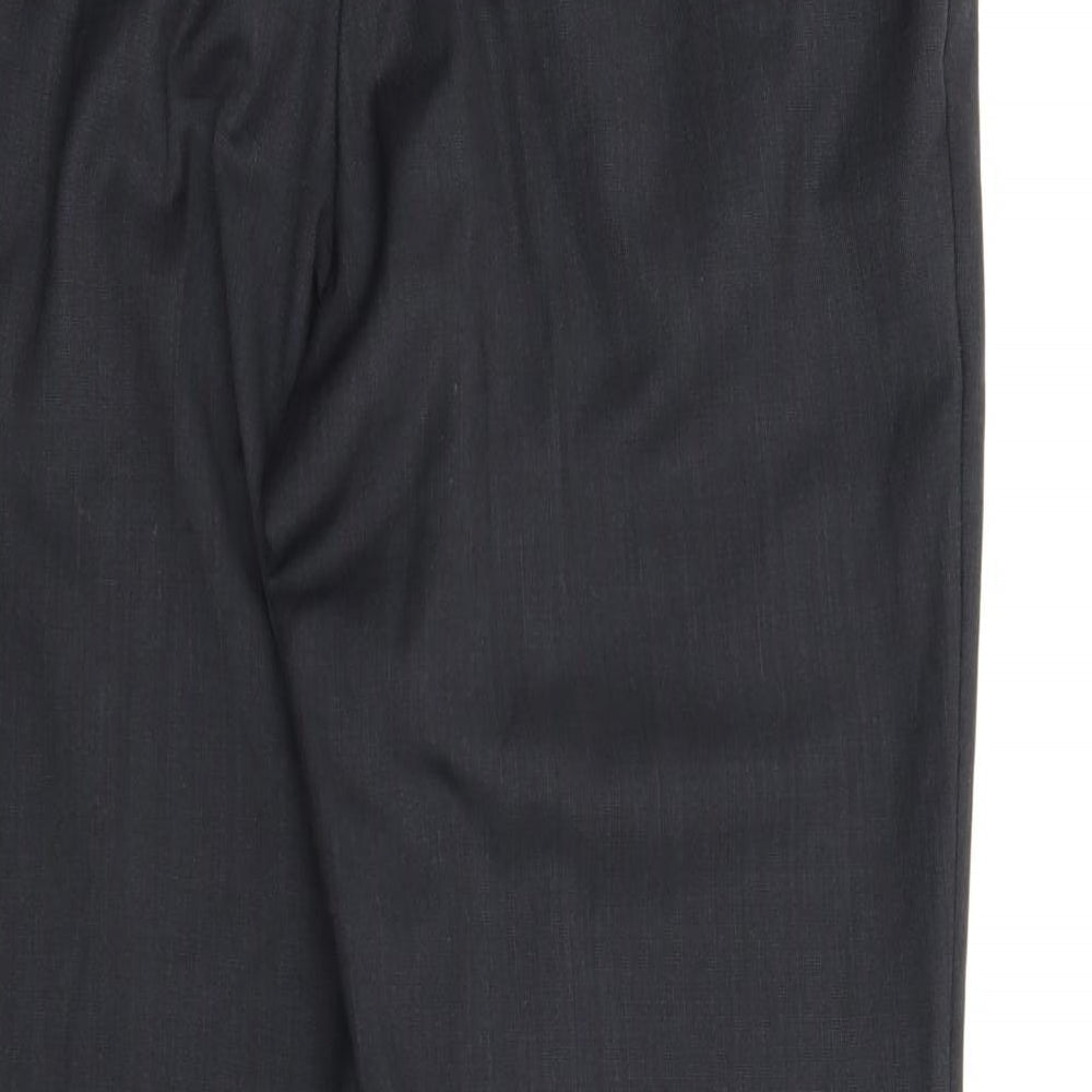 M&S Mens Black   Carpenter Trousers Size 36 in L33 in