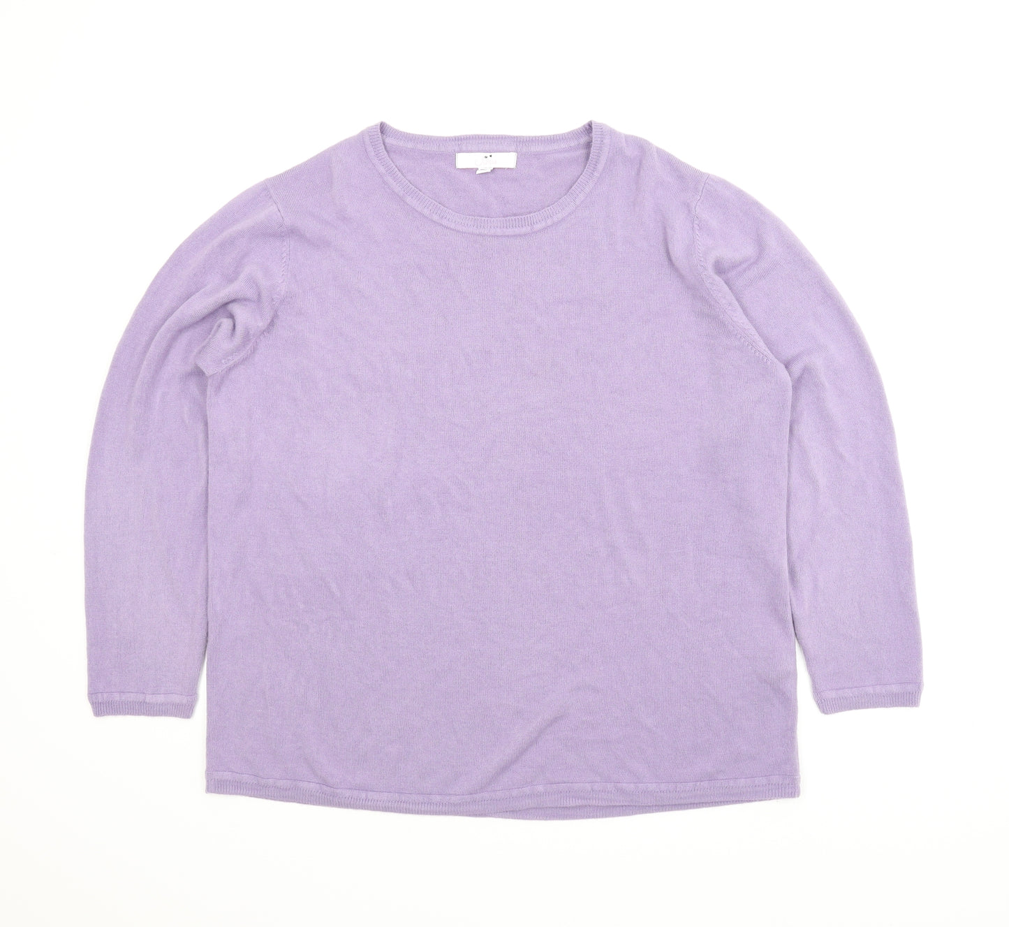 Julipa Womens Purple   Pullover Jumper Size 24