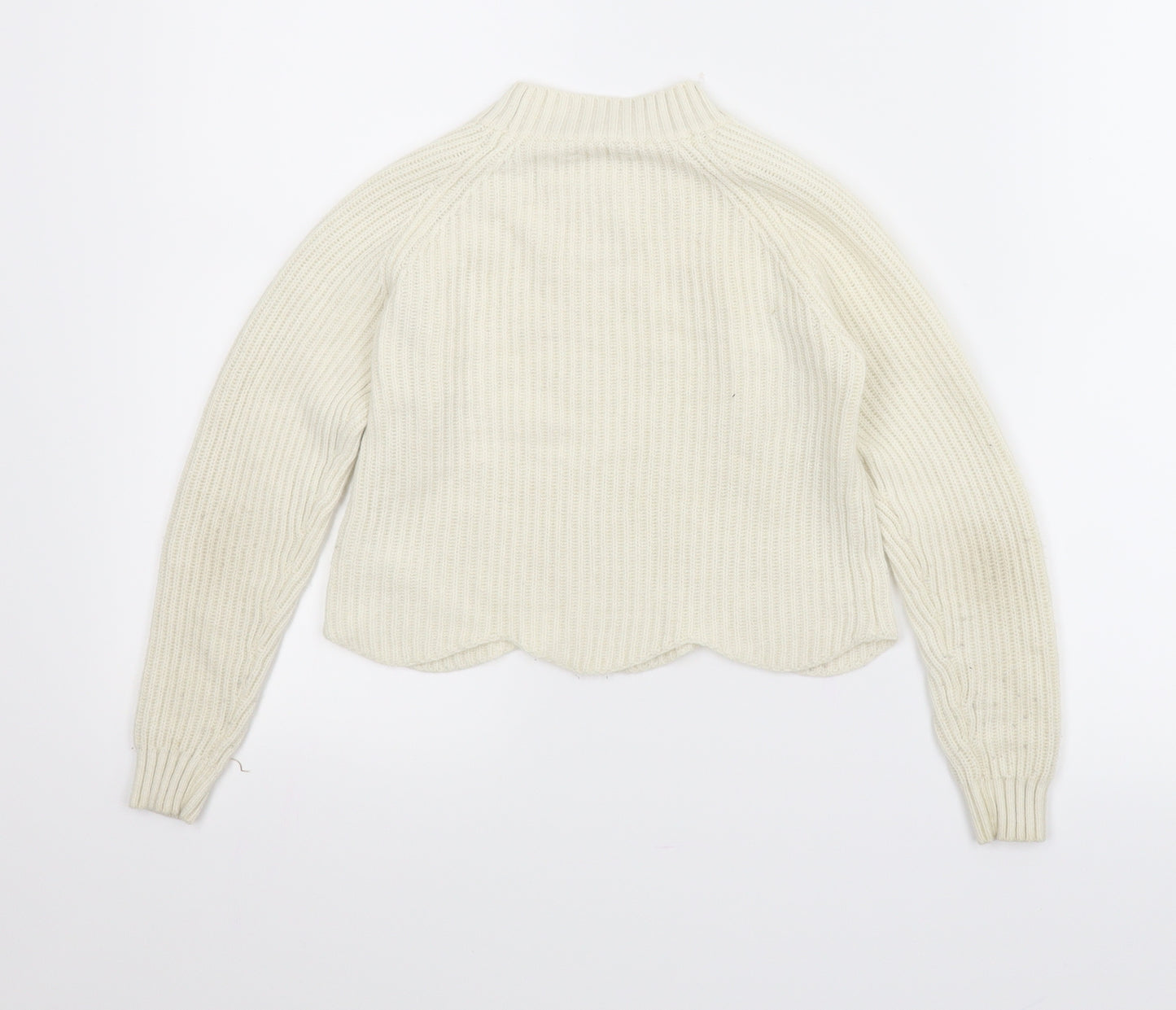 Candy Couture Girls Beige   Pullover Jumper Size 9 Years  - Cropped