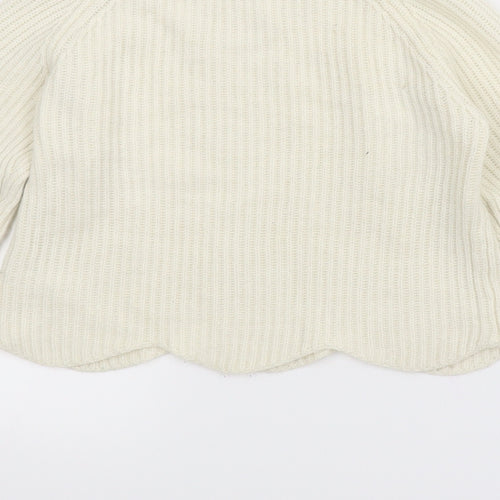 Candy Couture Girls Beige   Pullover Jumper Size 9 Years  - Cropped