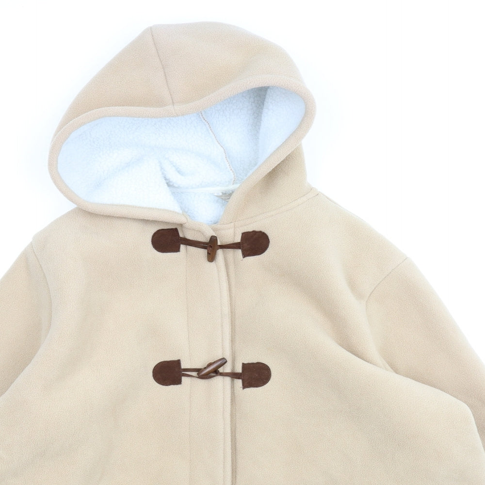 Anthology Womens Beige  Fleece Overcoat Coat Size 24  - Duffle coat