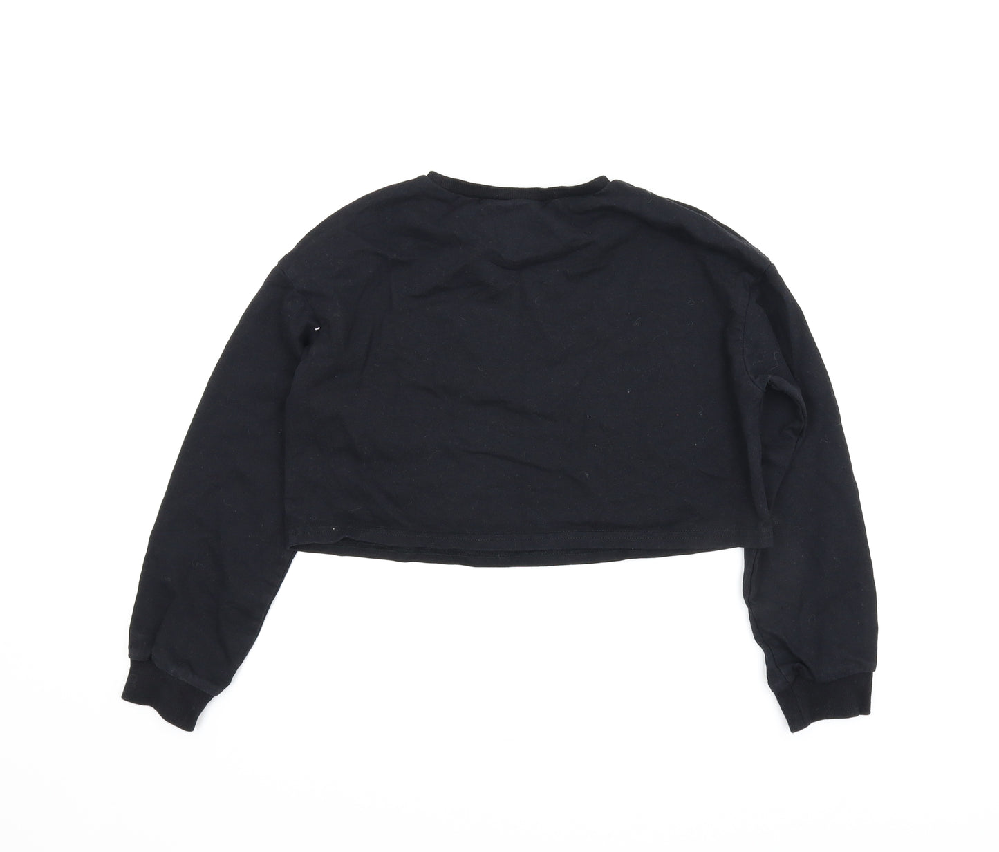 SheIn Girls Black   Pullover Jumper Size 12 Years  - Cropped