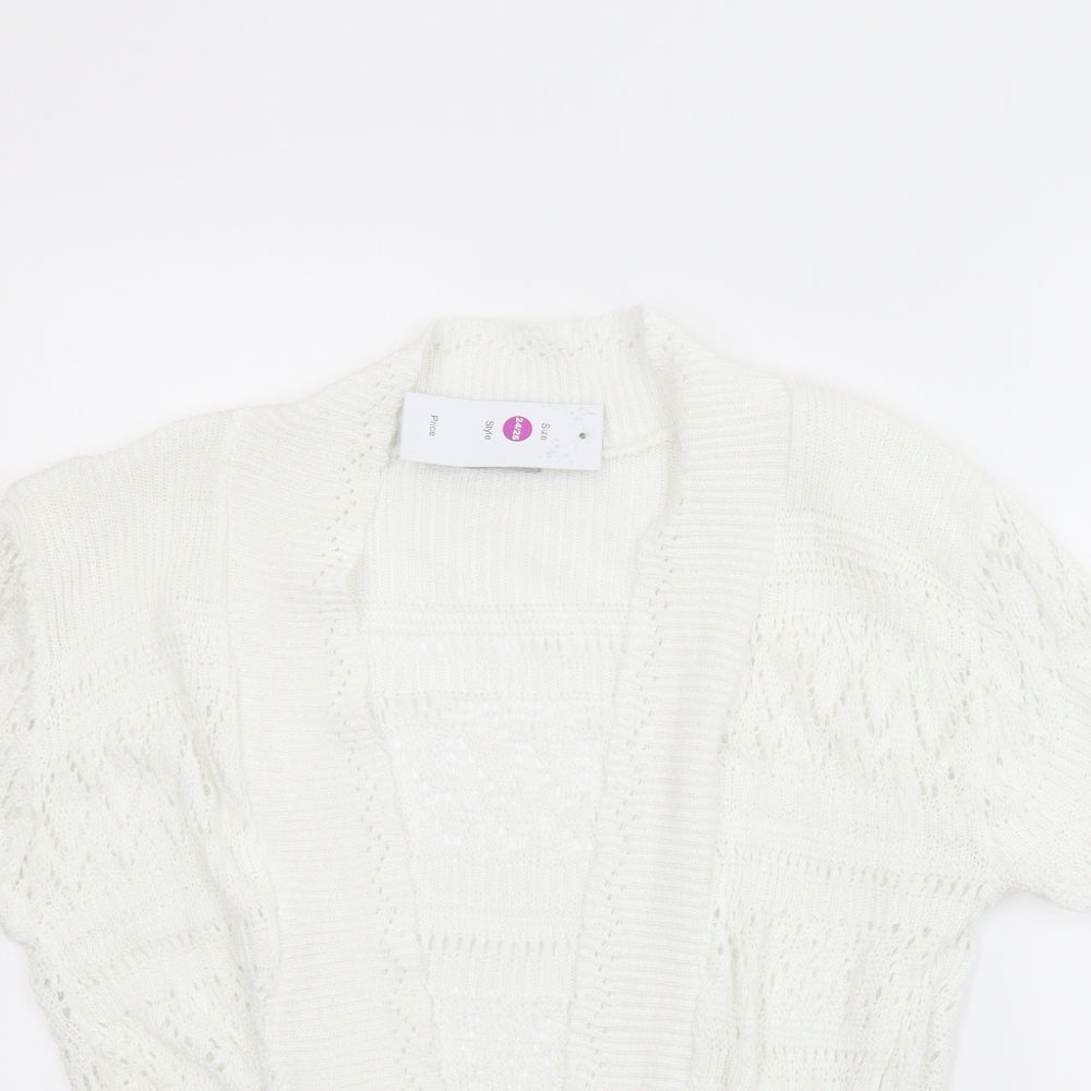 Bina Womens White   Cardigan Jumper Size 24  - Bolero