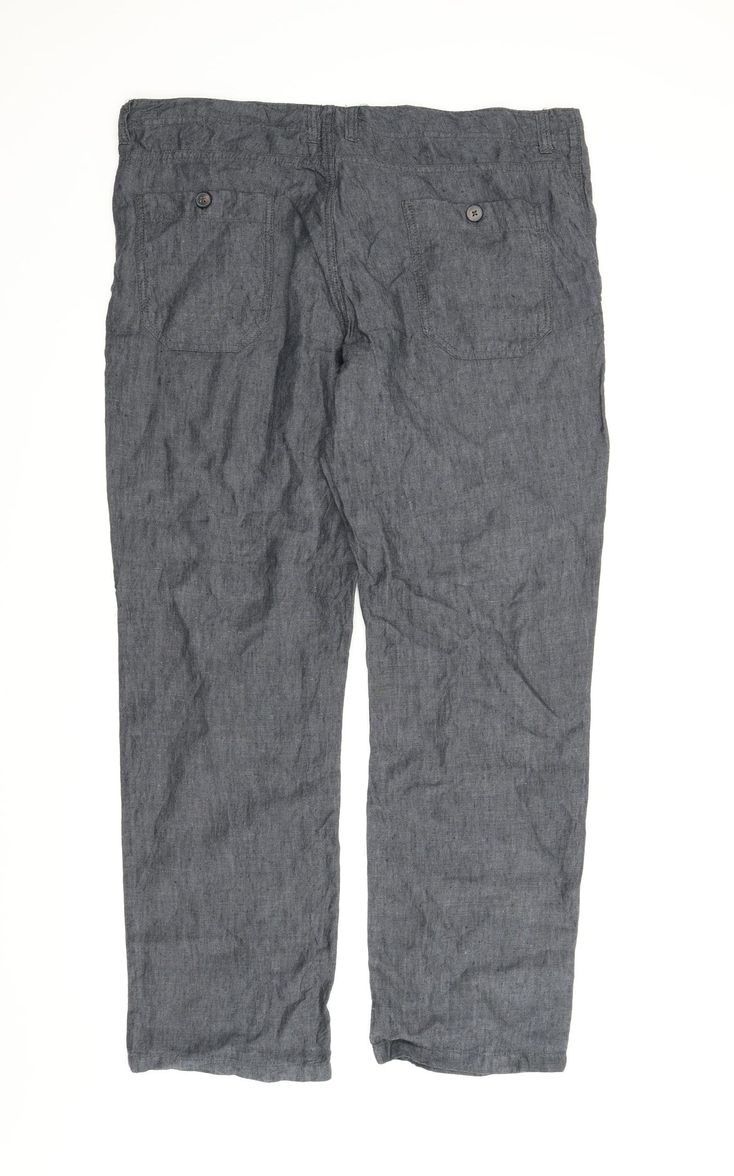 NEXT Mens Grey   Bloomer Trousers Size 40 in L31 in