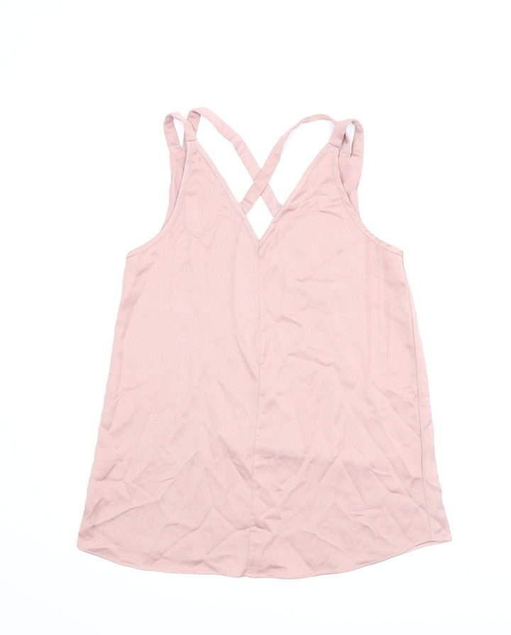 River Island Womens Pink Basic Blouse Size 8