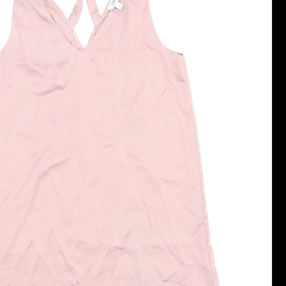 River Island Womens Pink   Basic Blouse Size 8