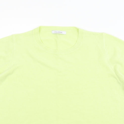 M&S Womens Yellow   Pullover Jumper Size 16