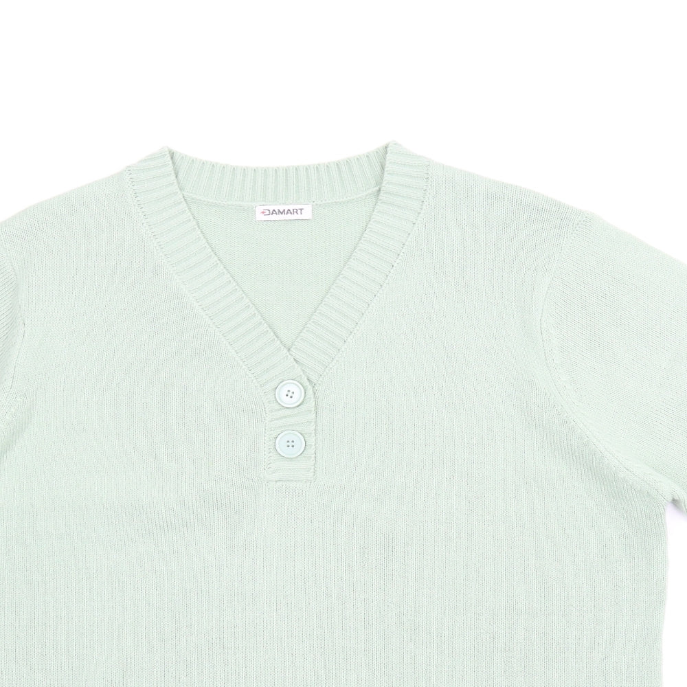 Damart Womens Green   Pullover Jumper Size 26