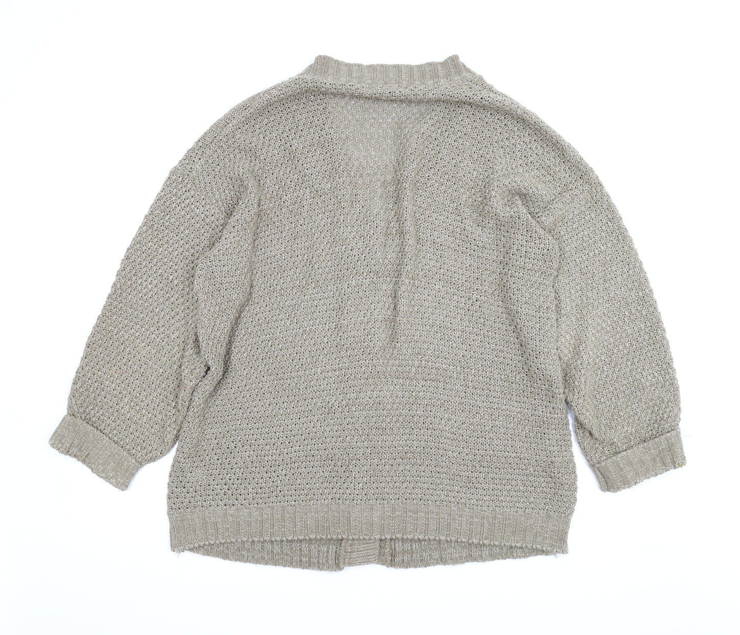 Remel Womens Brown   Cardigan Jumper Size 2XL