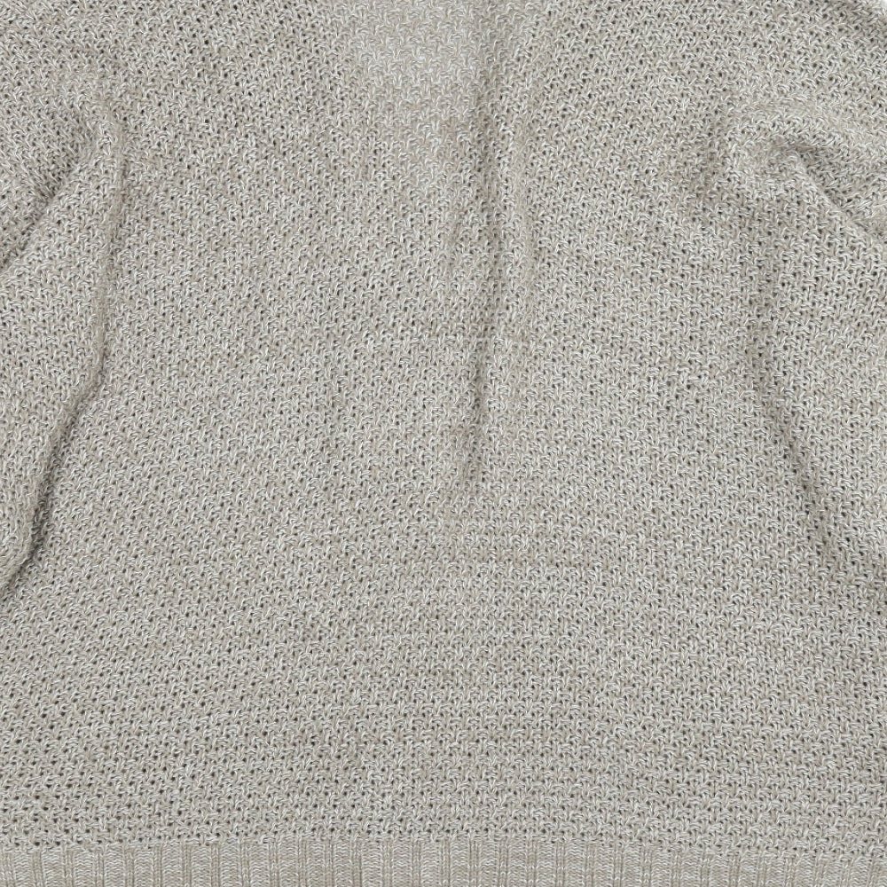 Remel Womens Brown   Cardigan Jumper Size 2XL