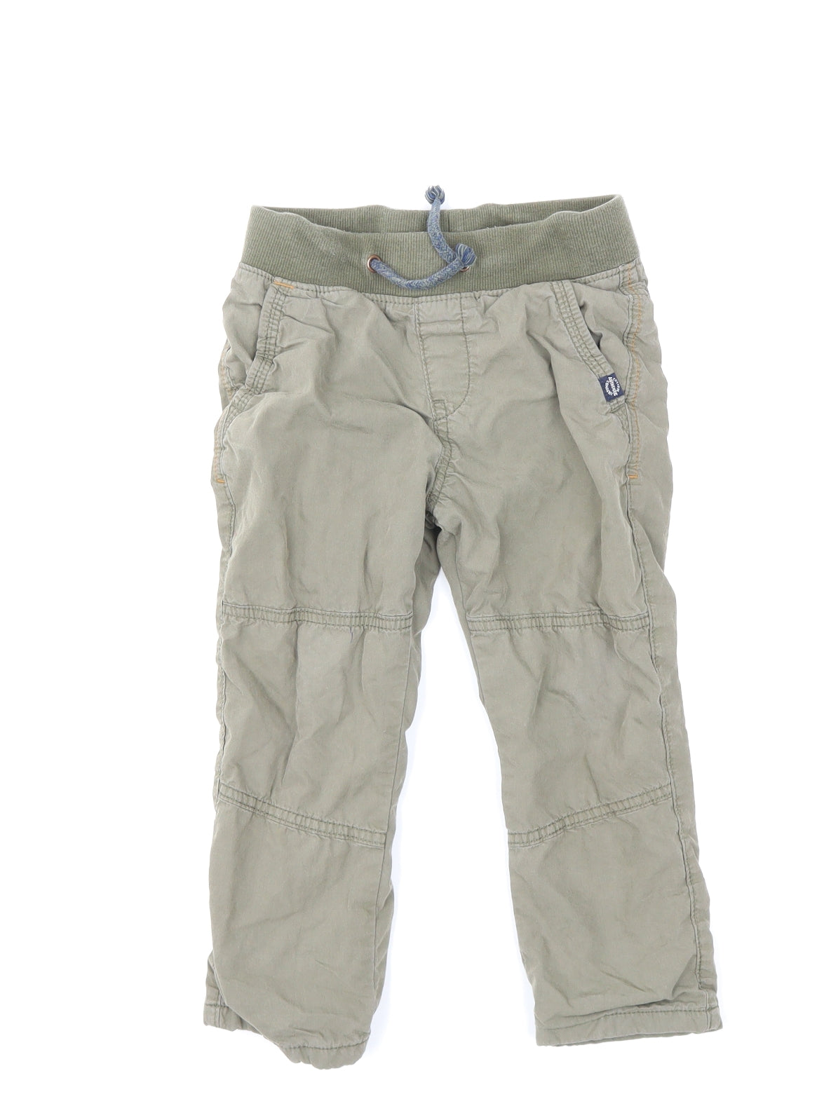 H&M Boys Green   Cargo Trousers Size 4-5 Years