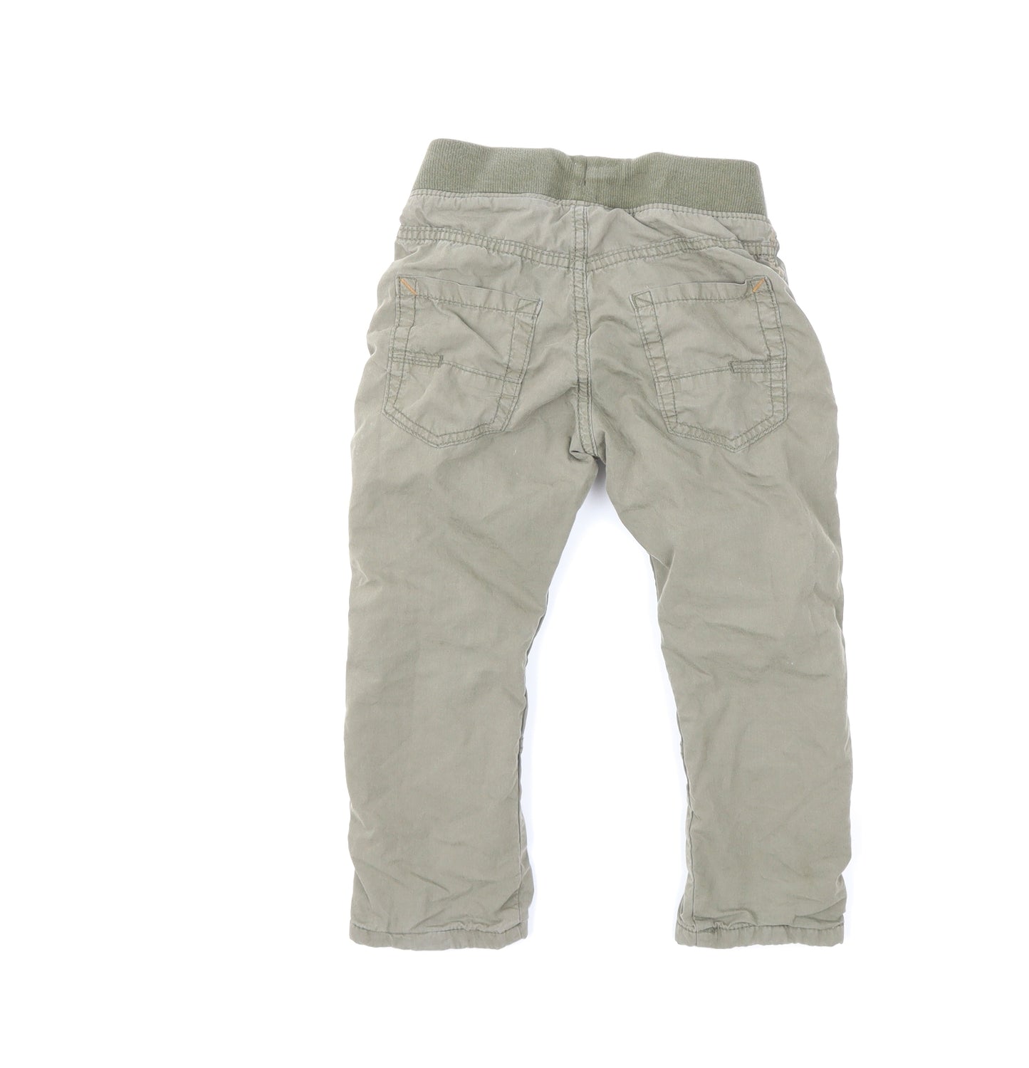 H&M Boys Green   Cargo Trousers Size 4-5 Years