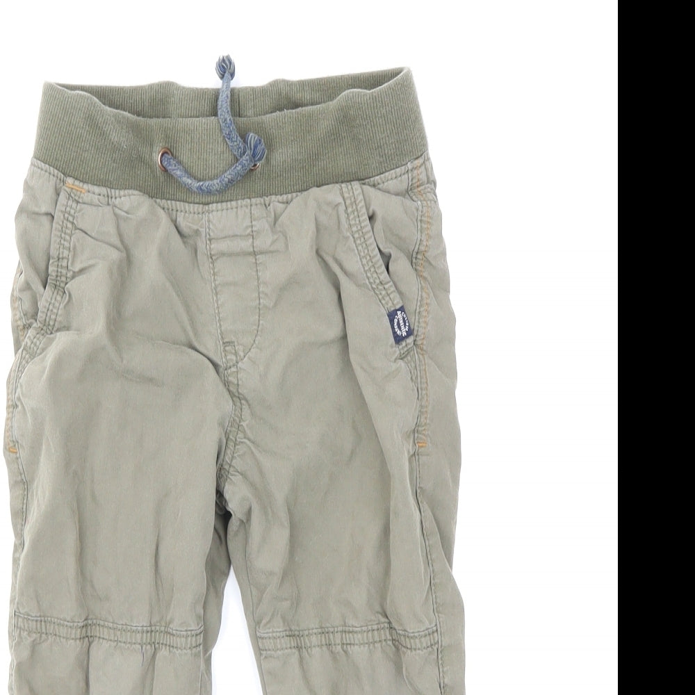 H&M Boys Green   Cargo Trousers Size 4-5 Years
