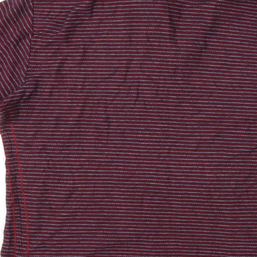 Acw85 Mens Red Check   Polo Size L