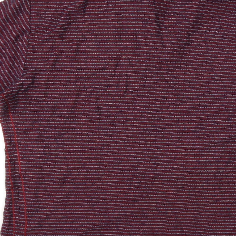 Acw85 Mens Red Check   Polo Size L