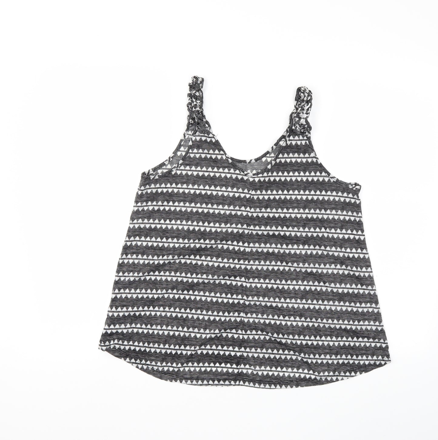 H&M Womens Grey Striped  Basic Tank Size S