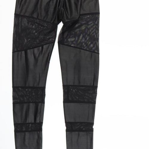 QZX Womens Black   Carrot Leggings Size 24 in L27 in