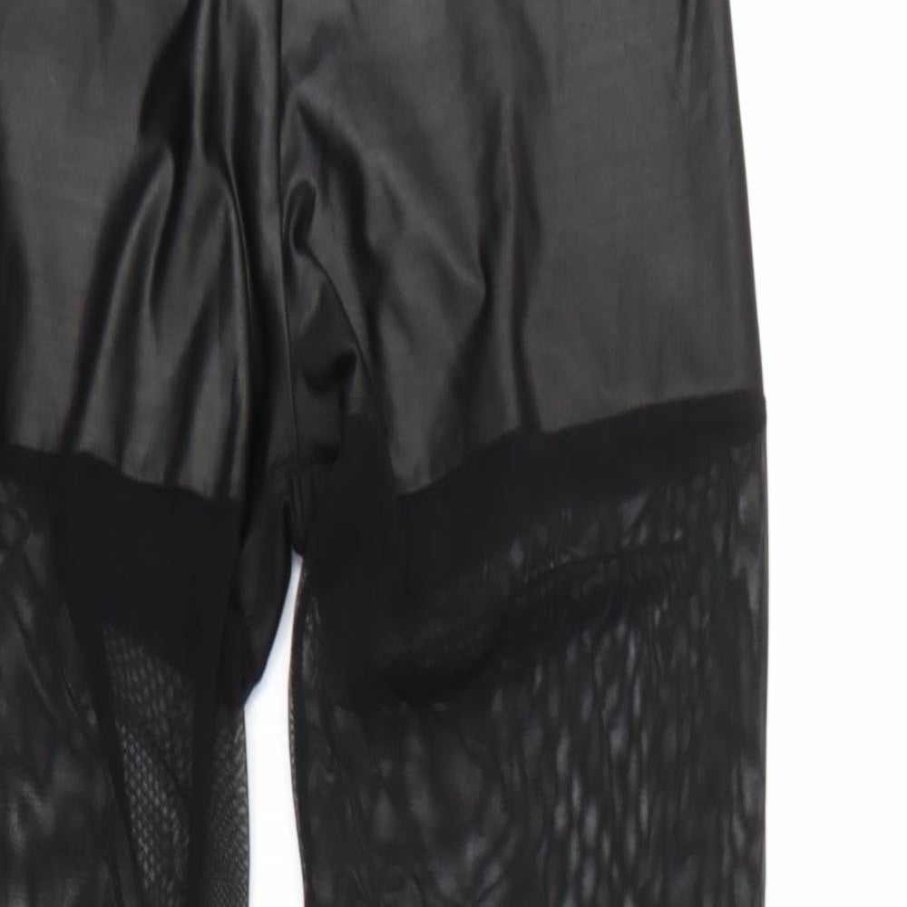 QZX Womens Black   Carrot Leggings Size 24 in L27 in