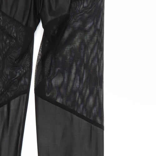 QZX Womens Black   Carrot Leggings Size 24 in L27 in