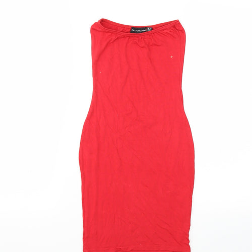 PRETTYLITTLETHING Womens Red   Bodycon  Size 6