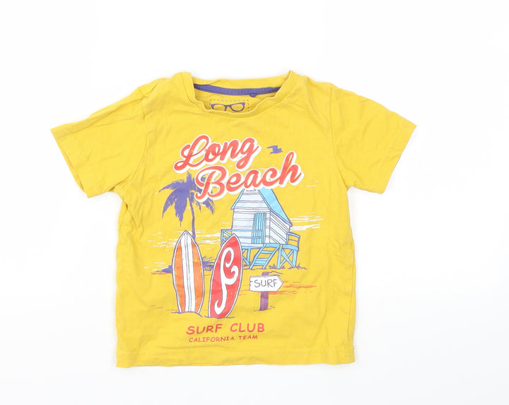 TU Baby Yellow Basic T-Shirt Size 18-24 Months - surf club