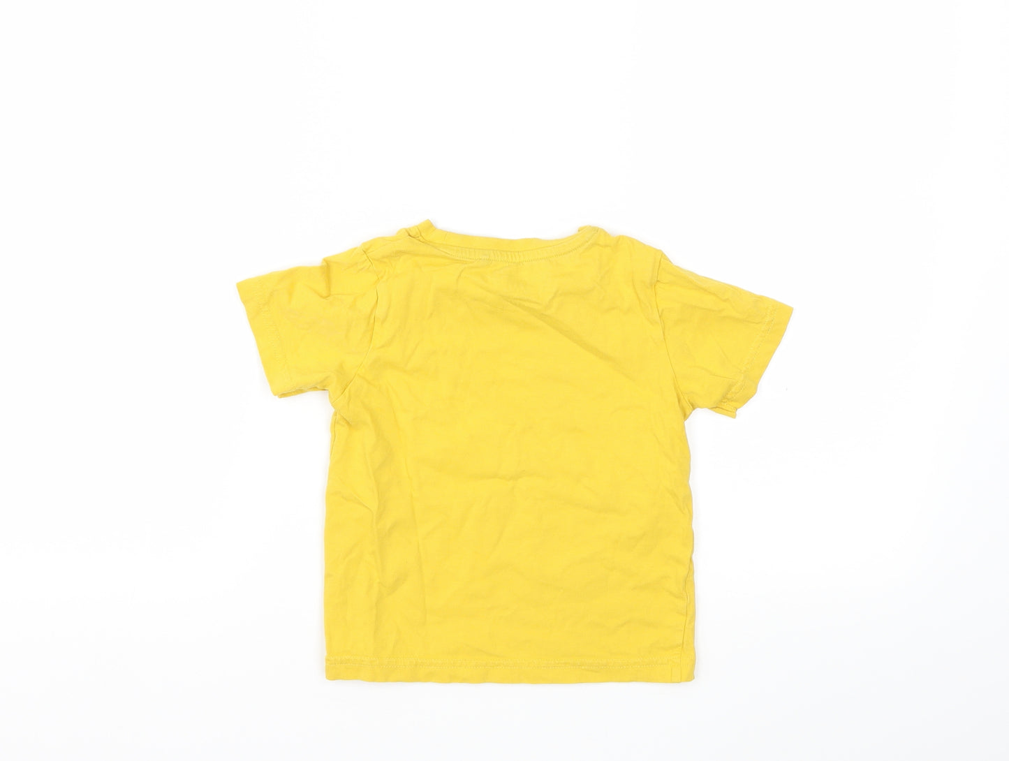 TU Baby Yellow   Basic T-Shirt Size 18-24 Months  - surf club