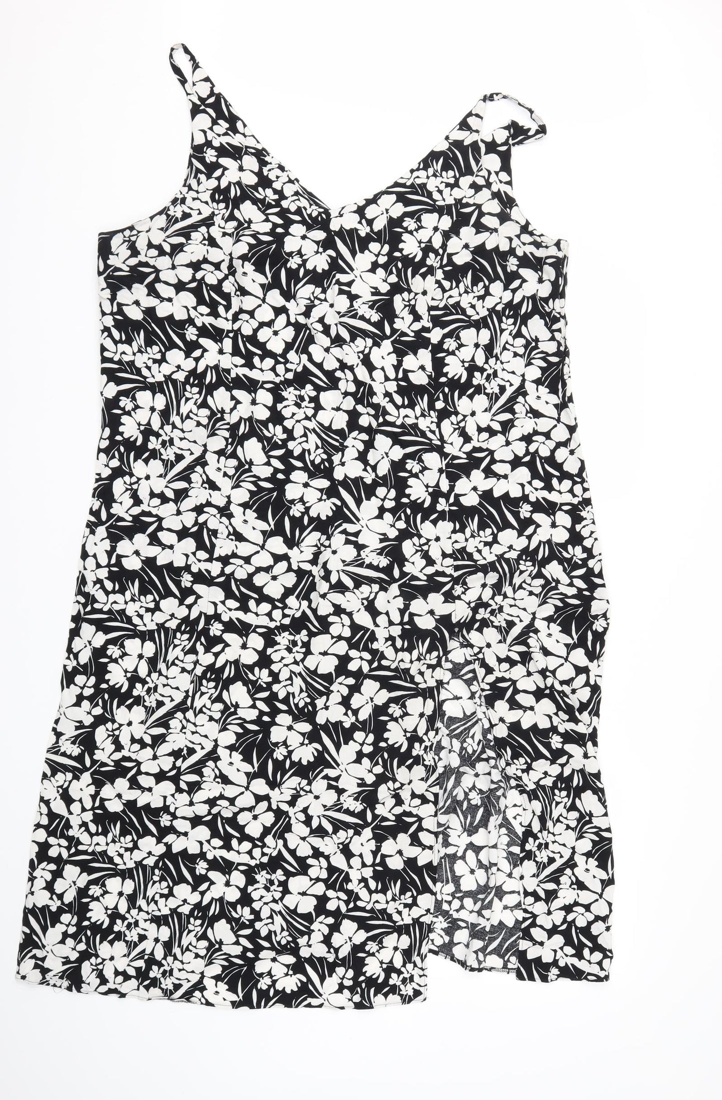 Primark Womens Black Floral  Shift  Size 18