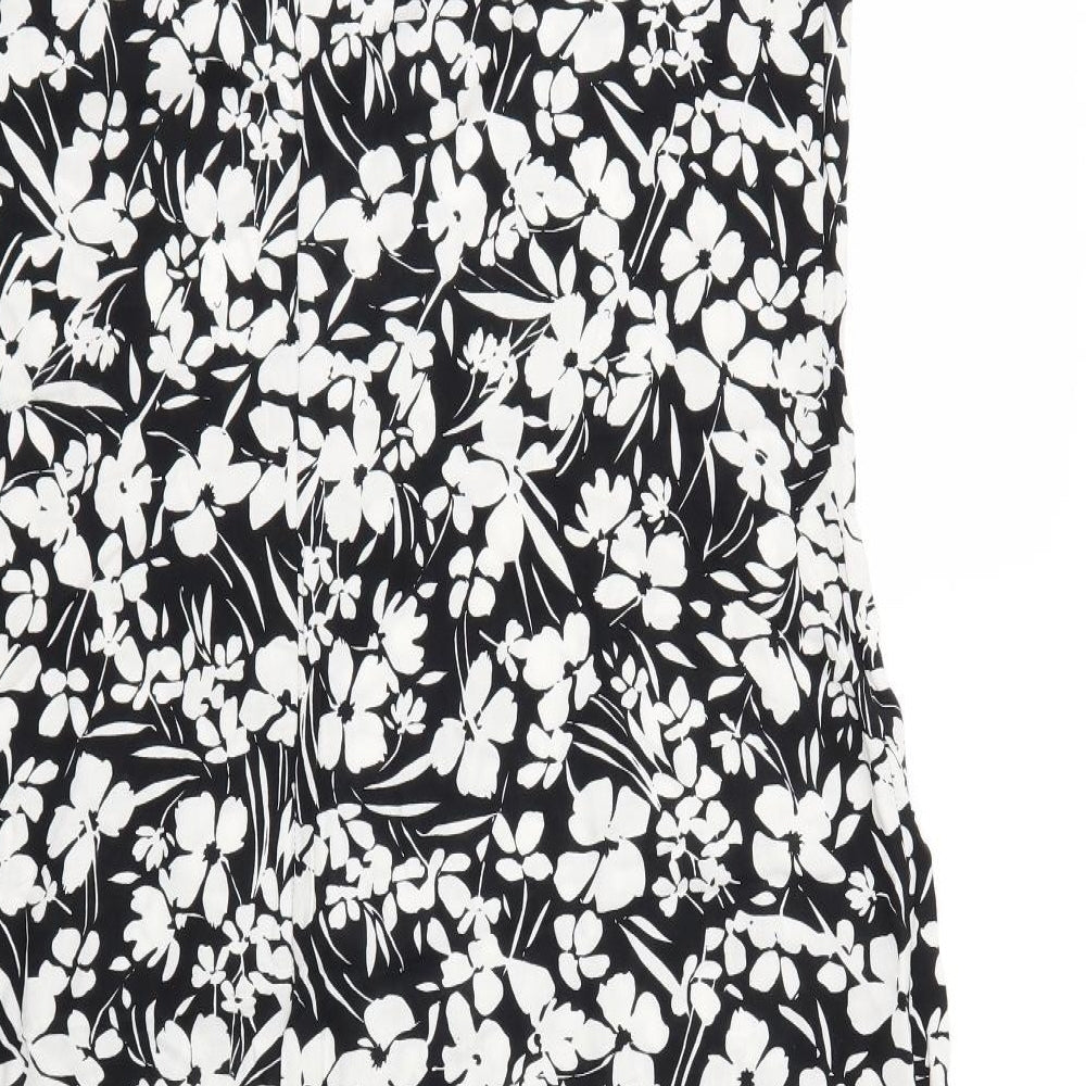 Primark Womens Black Floral  Shift  Size 18