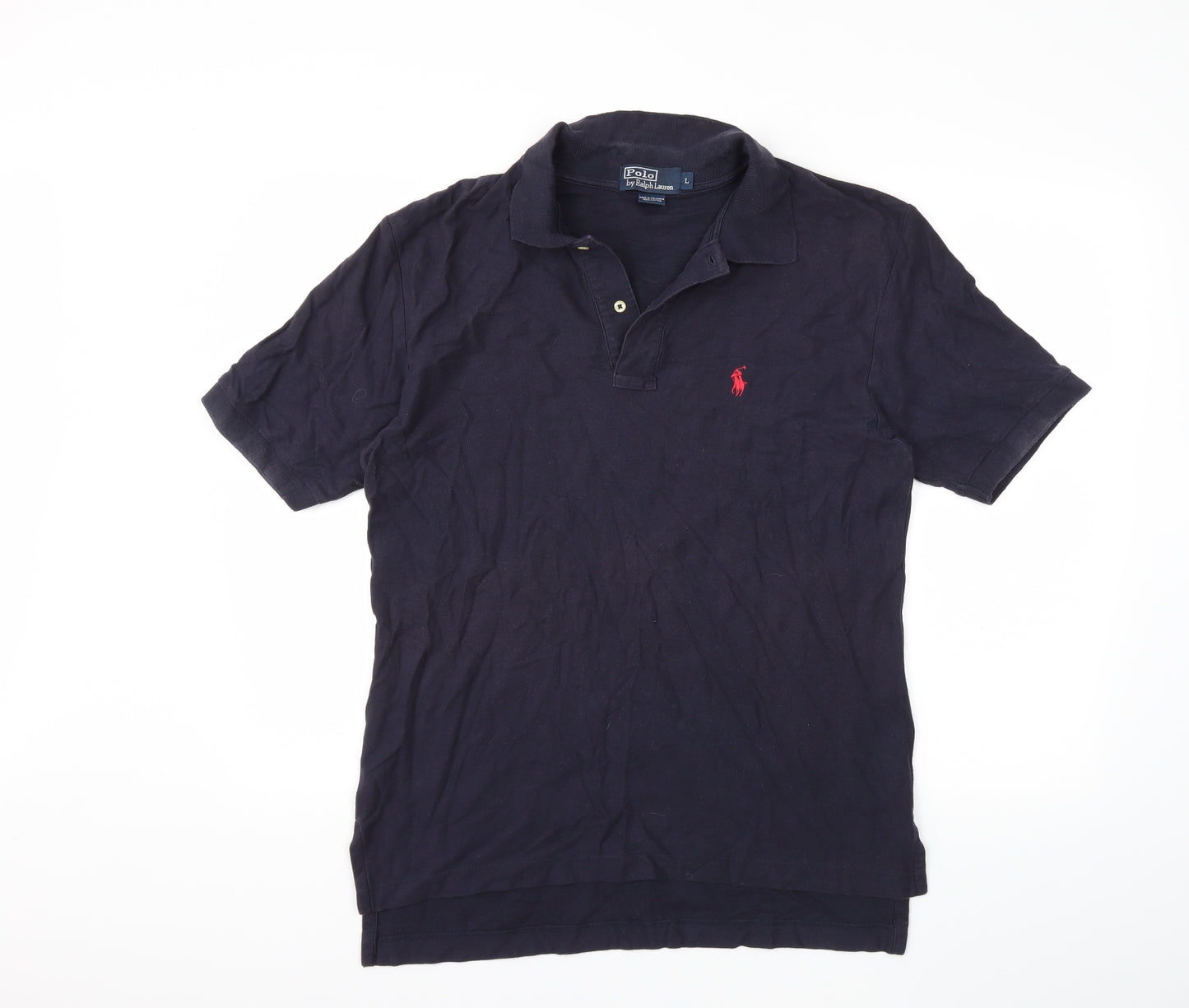 Ralph Lauren Mens Blue    Polo Size L