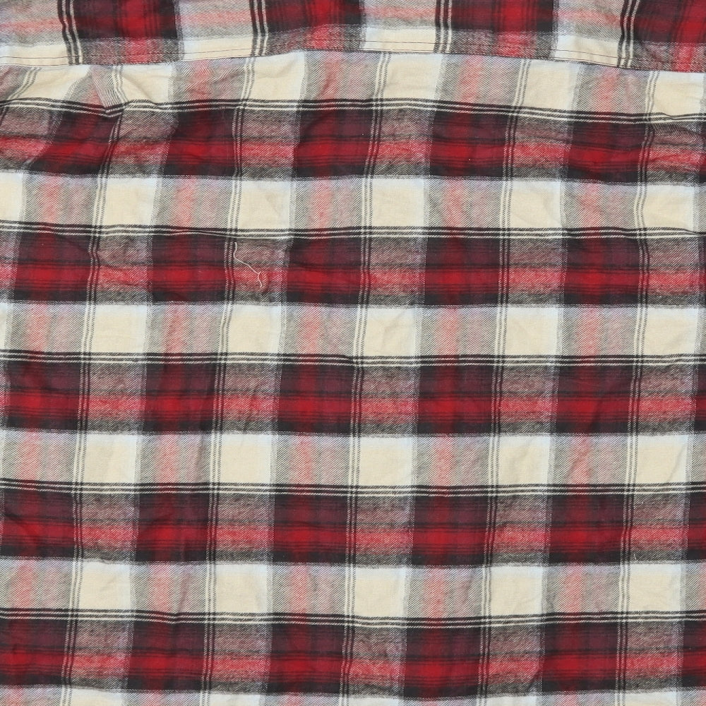 Preworn Mens Red Camouflage   Button-Up Size 2XL