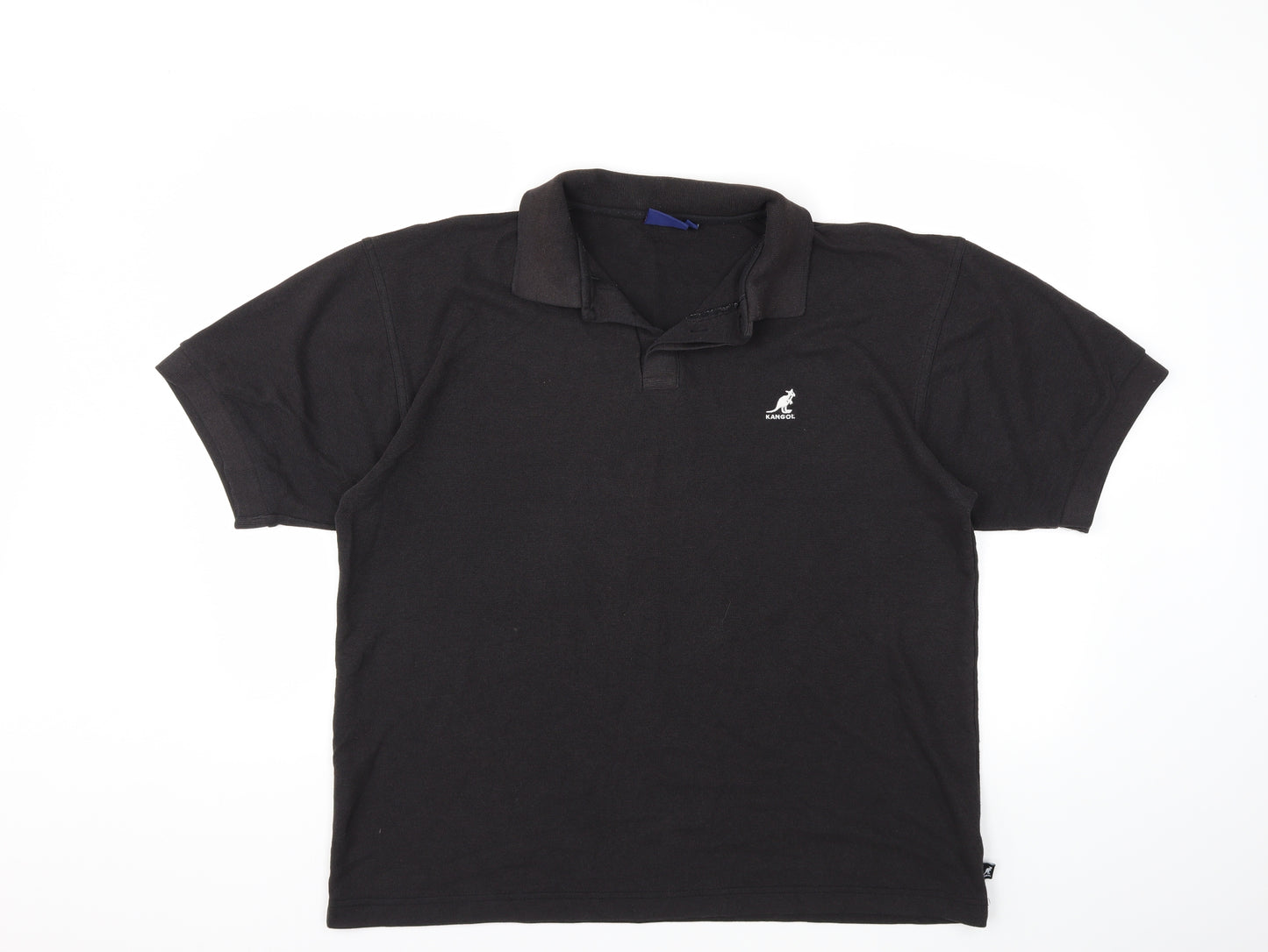 Kangol Mens Black    Polo Size XL