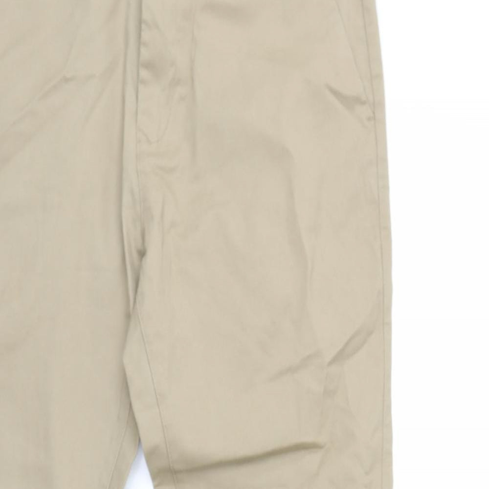NEXT Mens Beige   Chino Trousers Size 34 in L29 in