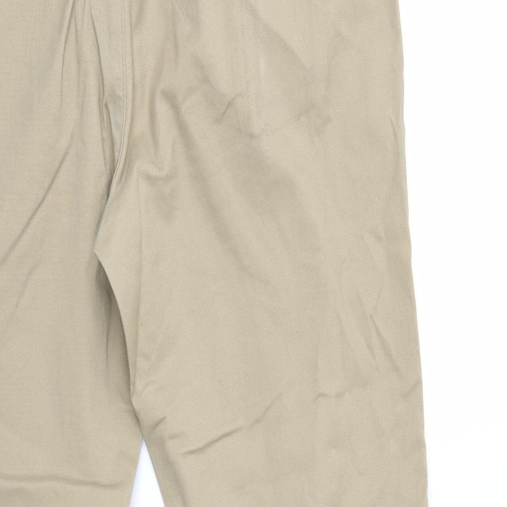 NEXT Mens Beige   Chino Trousers Size 34 in L29 in