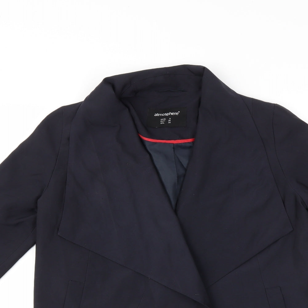 Atmosphere Womens Blue   Jacket Blazer Size 8