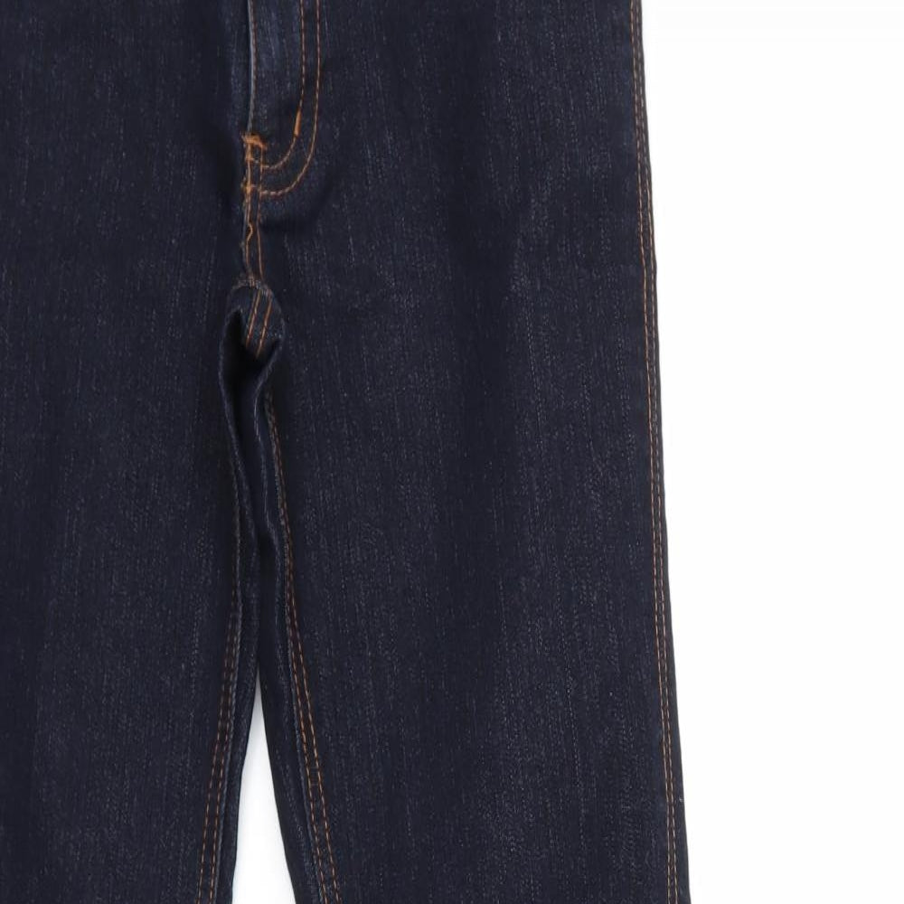 True2u Womens Blue  Denim Flared Jeans Size 12 L27 in