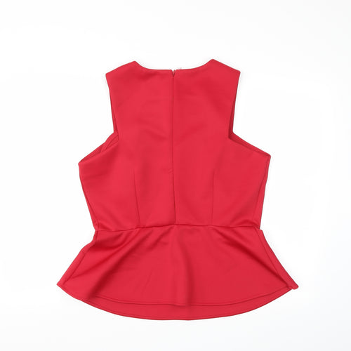 Alice & you Womens Red   Basic Blouse Size 16  - peplum