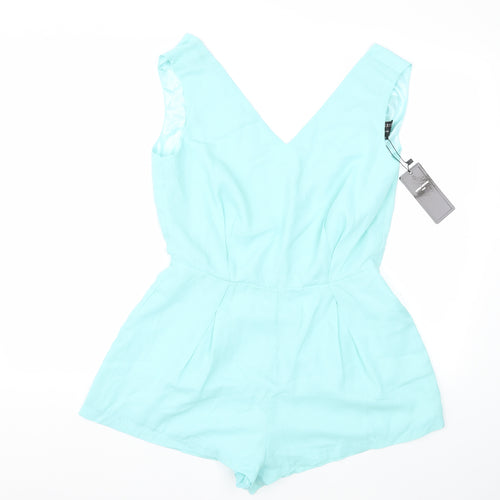 Amber Krystal Womens Blue   Playsuit One-Piece Size M
