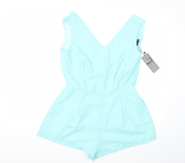 Amber Krystal Womens Blue   Playsuit One-Piece Size M