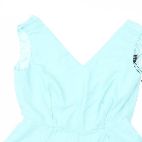 Amber Krystal Womens Blue   Playsuit One-Piece Size M
