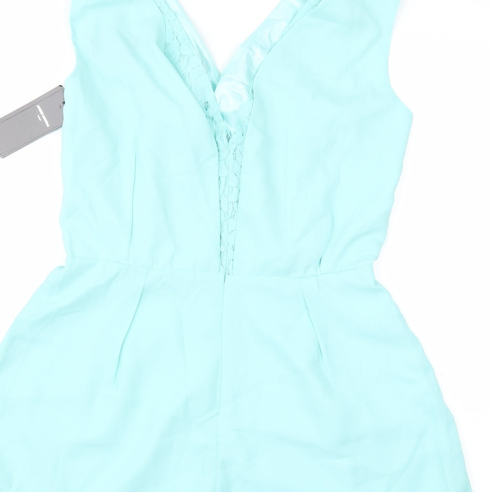Amber Krystal Womens Blue   Playsuit One-Piece Size M