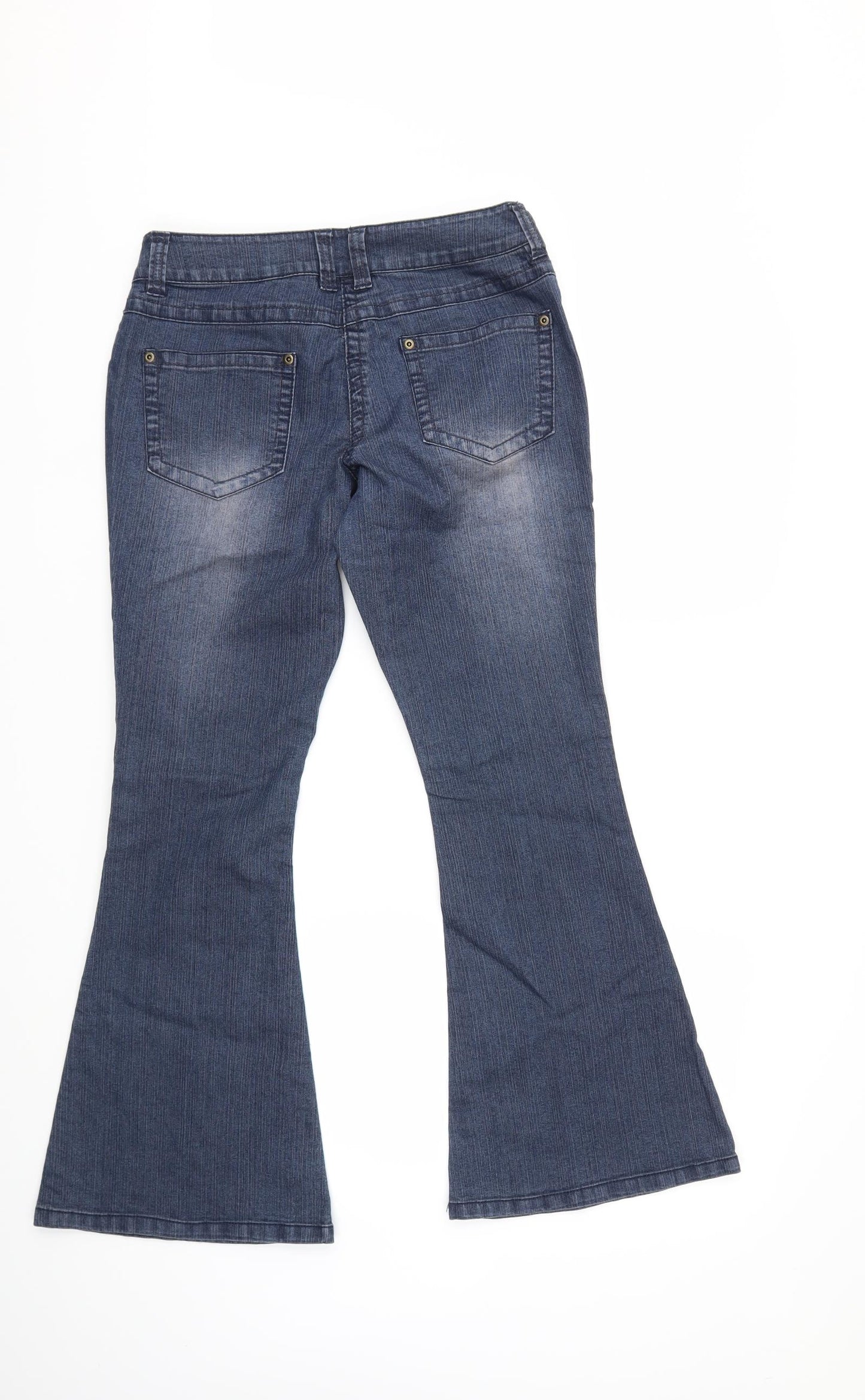 Dorothy Perkins Womens Blue  Denim Bootcut Jeans Size 10 L28 in