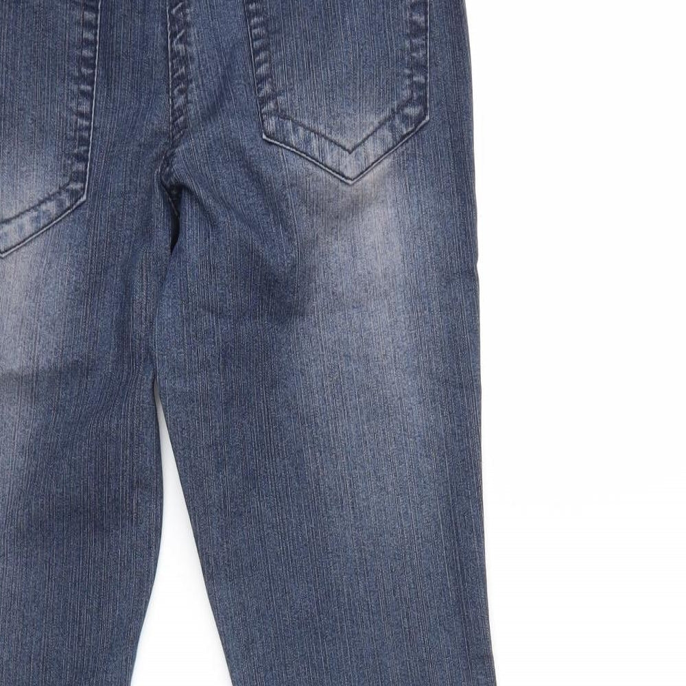 Dorothy Perkins Womens Blue  Denim Bootcut Jeans Size 10 L28 in