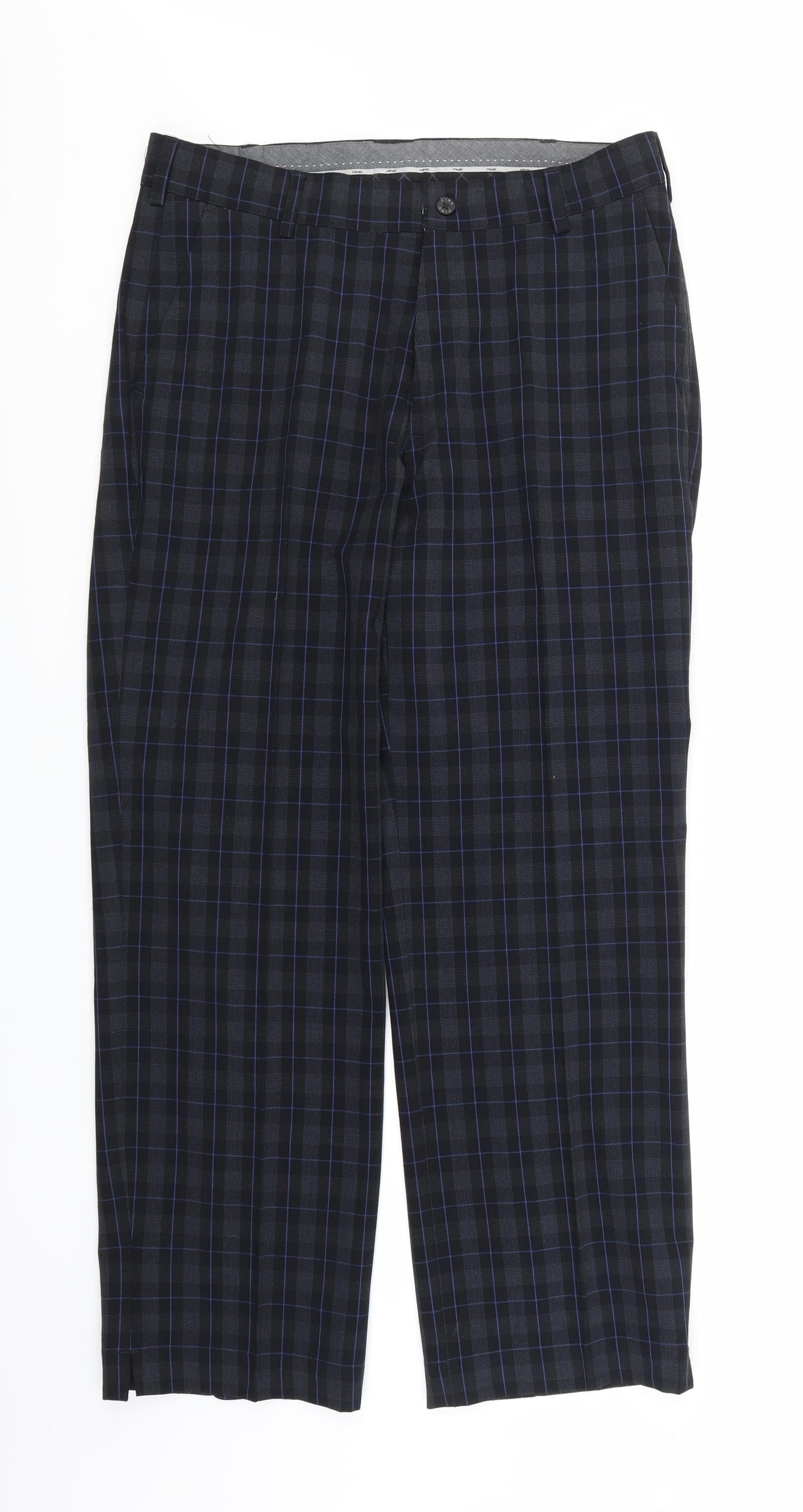 Ping Mens Multicoloured Striped Rayon Trousers  Size 32 L29 in