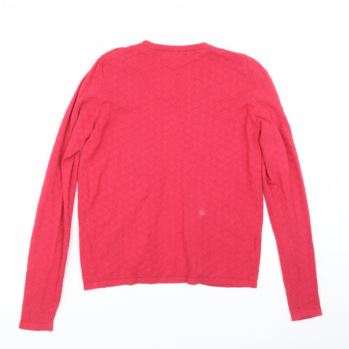 NEXT Womens Pink  Knit Cardigan Jumper Size 10  -