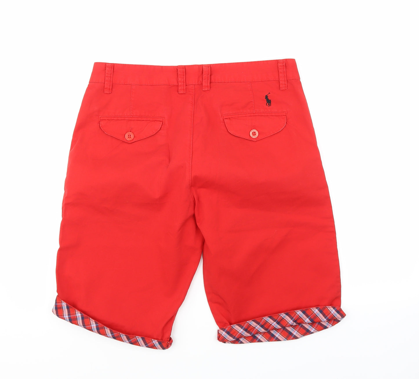Polo Ralph Lauren Mens Red   Chino Shorts Size 34