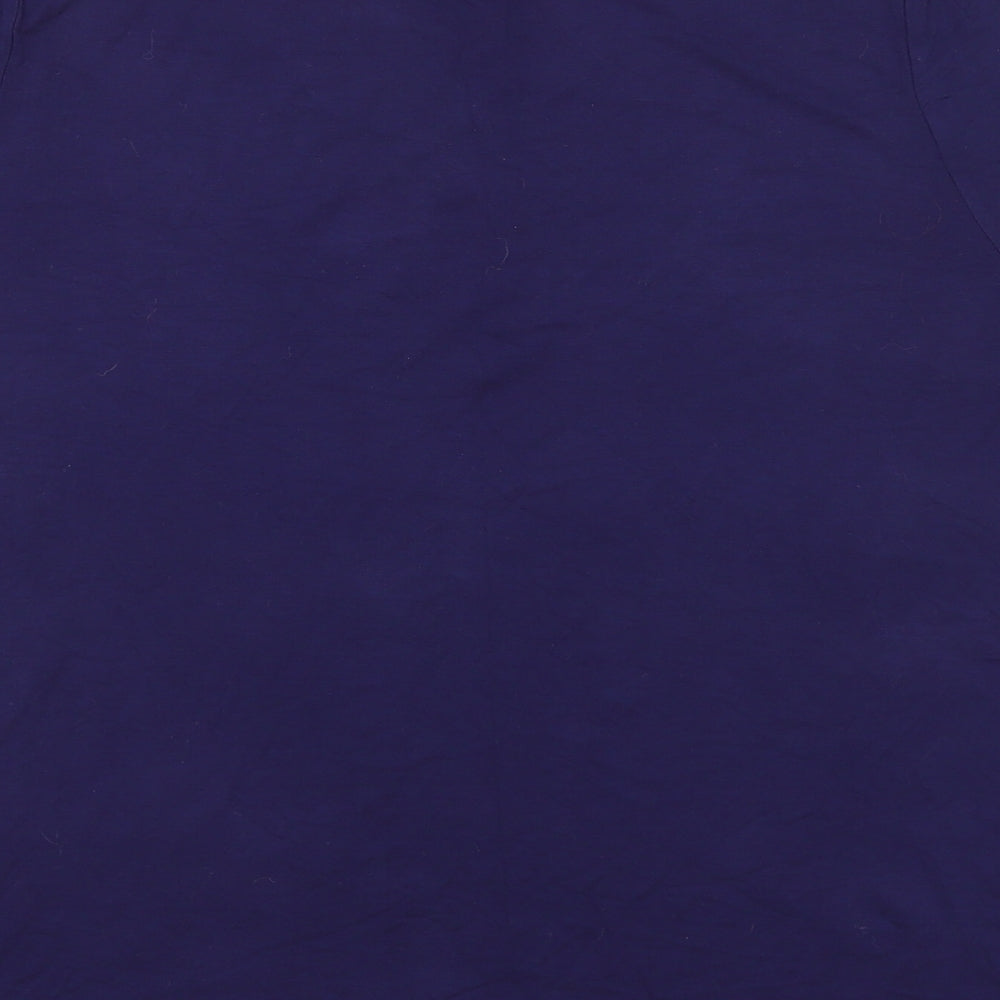 River Island Womens Purple  Jersey Basic T-Shirt Size 18  - Paris
