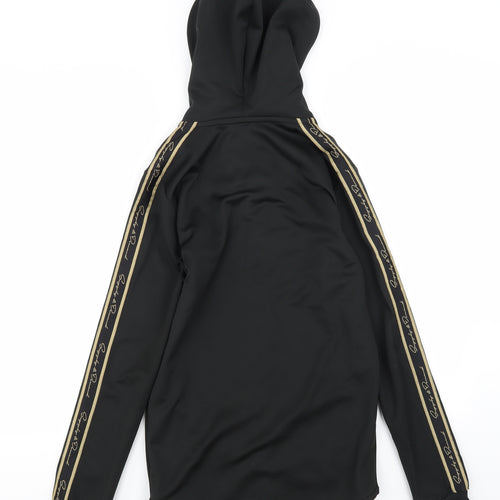 Supply & Demand Co. Mens Black   Full Zip Hoodie Size S