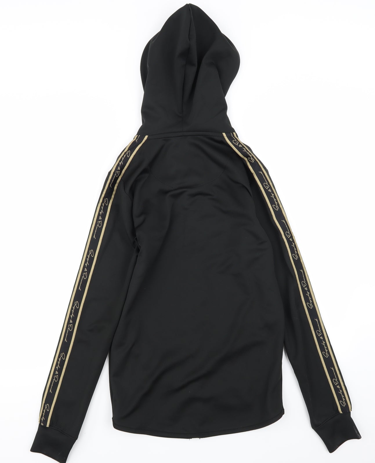 Supply & Demand Co. Mens Black   Full Zip Hoodie Size S