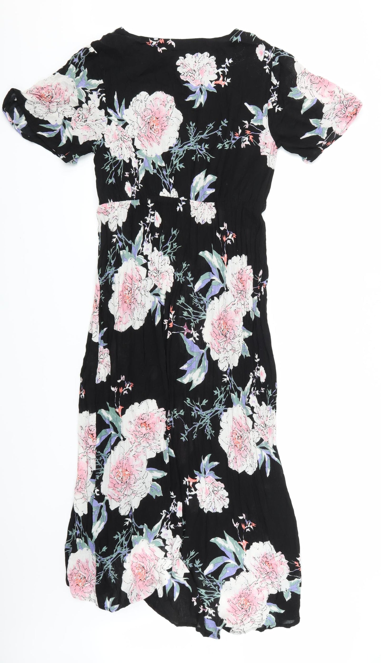 Together Womens Black Floral  Maxi  Size 12