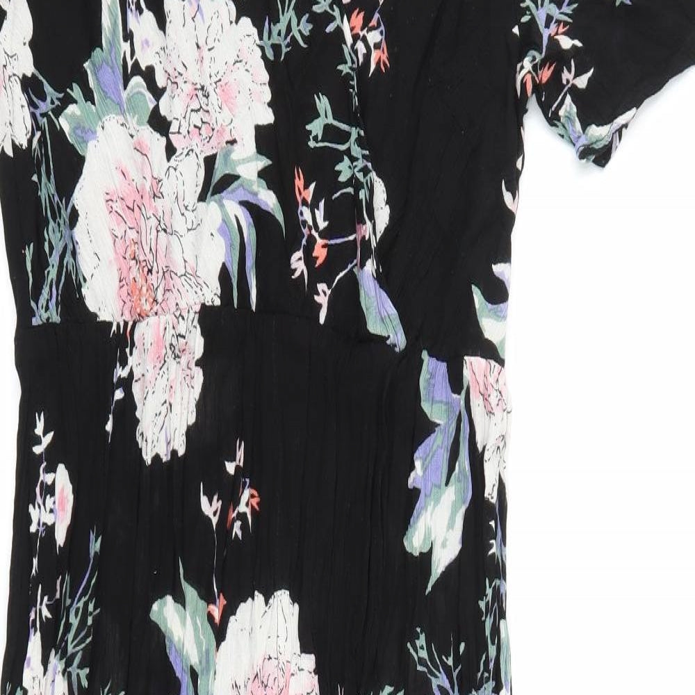 Together Womens Black Floral  Maxi  Size 12